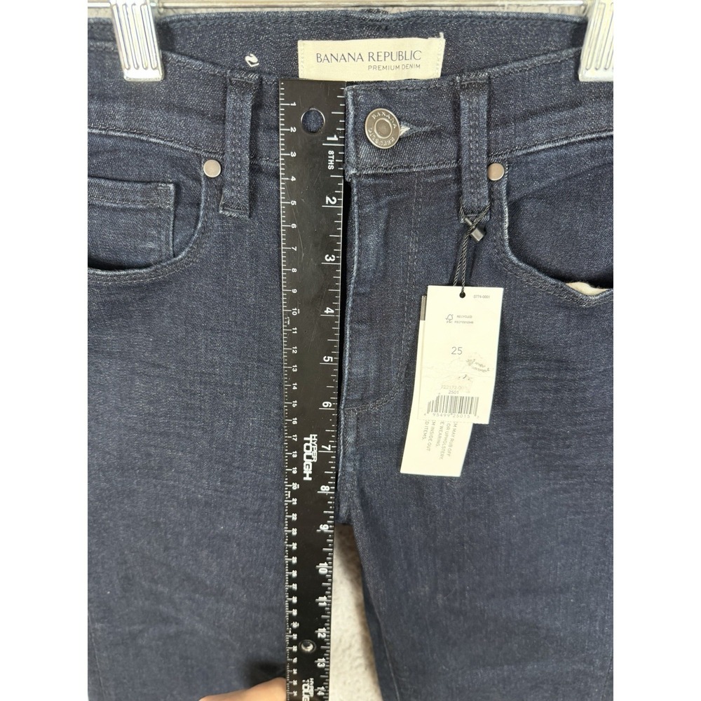 Banana Republic Women's Size 25 Dark Indigo Flare Rinse Bootcut Jean NEW - Picture 7 of 10